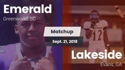 Matchup: Emerald  vs. Lakeside  2018