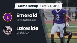 Recap: Emerald  vs. Lakeside  2018