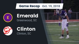 Recap: Emerald  vs. Clinton  2018