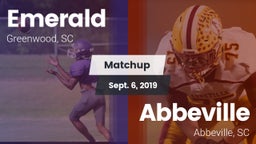 Matchup: Emerald  vs. Abbeville  2019
