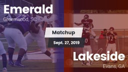 Matchup: Emerald  vs. Lakeside  2019
