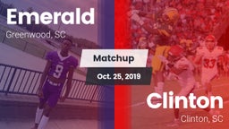 Matchup: Emerald  vs. Clinton  2019
