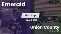 Matchup: Emerald  vs. Union County  2019