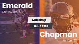 Matchup: Emerald  vs. Chapman  2020