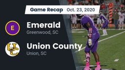 Recap: Emerald  vs. Union County  2020