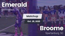 Matchup: Emerald  vs. Broome  2020