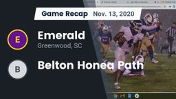 Recap: Emerald  vs. Belton Honea Path 2020