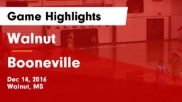 Walnut  vs Booneville  Game Highlights - Dec 14, 2016