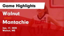 Walnut  vs Mantachie  Game Highlights - Jan. 17, 2020