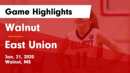 Walnut  vs East Union Game Highlights - Jan. 21, 2020