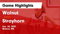 Walnut  vs Strayhorn  Game Highlights - Jan. 28, 2020