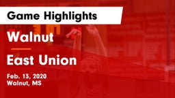 Walnut  vs East Union  Game Highlights - Feb. 13, 2020
