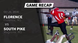 Recap: Florence  vs. South Pike  2016