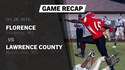 Recap: Florence  vs. Lawrence County  2016