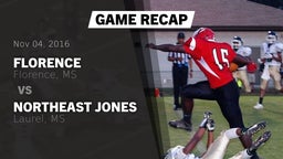 Recap: Florence  vs. Northeast Jones  2016