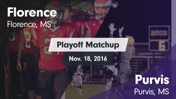 Matchup: Florence vs. Purvis  2016