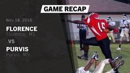 Recap: Florence  vs. Purvis  2016