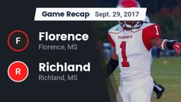 Recap: Florence  vs. Richland  2017