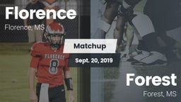 Matchup: Florence vs. Forest  2019