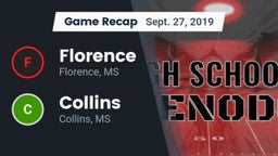 Recap: Florence  vs. Collins  2019