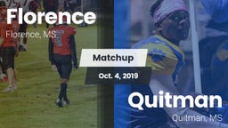 Matchup: Florence vs. Quitman  2019