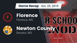 Recap: Florence  vs. Newton County  2019