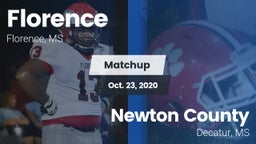 Matchup: Florence vs. Newton County  2020