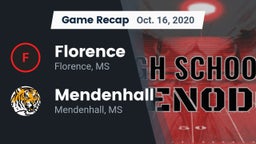 Recap: Florence  vs. Mendenhall  2020
