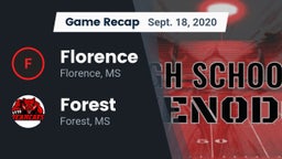 Recap: Florence  vs. Forest  2020