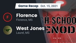 Recap: Florence  vs. West Jones  2021
