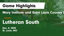 Mary Institute and Saint Louis Country Day School vs Lutheran South   Game Highlights - Dec. 8, 2020