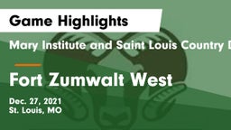 Mary Institute and Saint Louis Country Day School vs Fort Zumwalt West  Game Highlights - Dec. 27, 2021