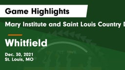 Mary Institute and Saint Louis Country Day School vs Whitfield  Game Highlights - Dec. 30, 2021