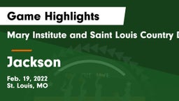 Mary Institute and Saint Louis Country Day School vs Jackson  Game Highlights - Feb. 19, 2022