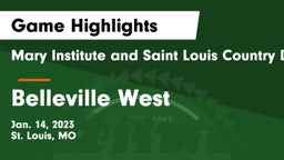 Mary Institute and Saint Louis Country Day School vs Belleville West  Game Highlights - Jan. 14, 2023