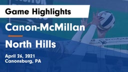 Canon-McMillan  vs North Hills  Game Highlights - April 26, 2021