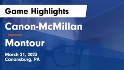 Canon-McMillan  vs Montour  Game Highlights - March 21, 2023