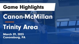 Canon-McMillan  vs Trinity Area  Game Highlights - March 29, 2023