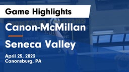 Canon-McMillan  vs Seneca Valley  Game Highlights - April 25, 2023