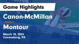 Canon-McMillan  vs Montour  Game Highlights - March 18, 2024