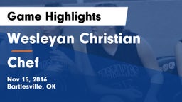 Wesleyan Christian  vs Chef Game Highlights - Nov 15, 2016