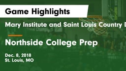Mary Institute and Saint Louis Country Day School vs Northside College Prep Game Highlights - Dec. 8, 2018