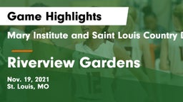 Mary Institute and Saint Louis Country Day School vs Riverview Gardens  Game Highlights - Nov. 19, 2021