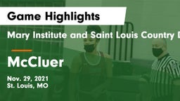 Mary Institute and Saint Louis Country Day School vs McCluer  Game Highlights - Nov. 29, 2021