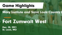 Mary Institute and Saint Louis Country Day School vs Fort Zumwalt West  Game Highlights - Dec. 28, 2021