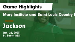 Mary Institute and Saint Louis Country Day School vs Jackson  Game Highlights - Jan. 26, 2023