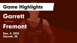 Garrett  vs Fremont  Game Highlights - Dec. 5, 2023