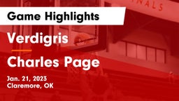 Verdigris  vs Charles Page  Game Highlights - Jan. 21, 2023