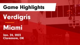 Verdigris  vs Miami  Game Highlights - Jan. 24, 2023