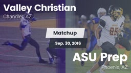 Matchup: Valley Christian vs. ASU Prep  2016